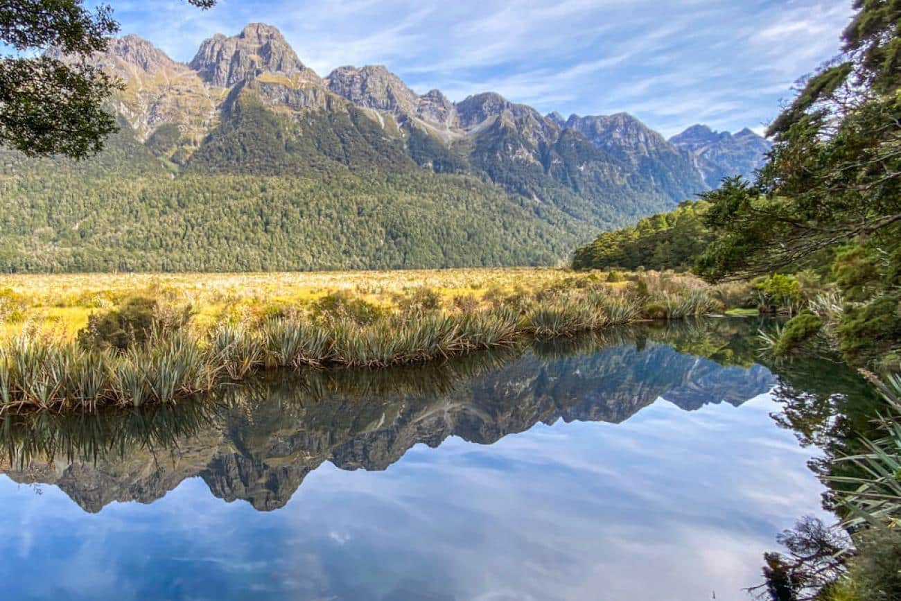 Mirror Lakes on the Milford Road