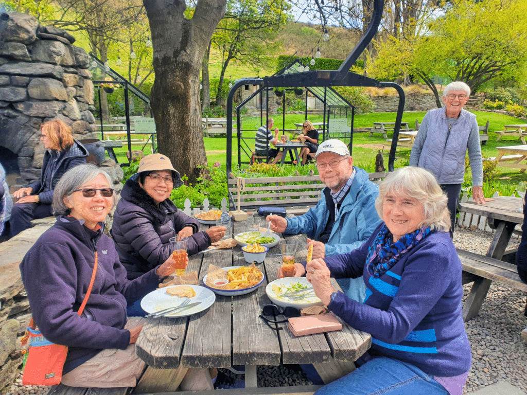 Guests Enjoying Lunch at Cardrona Hotel