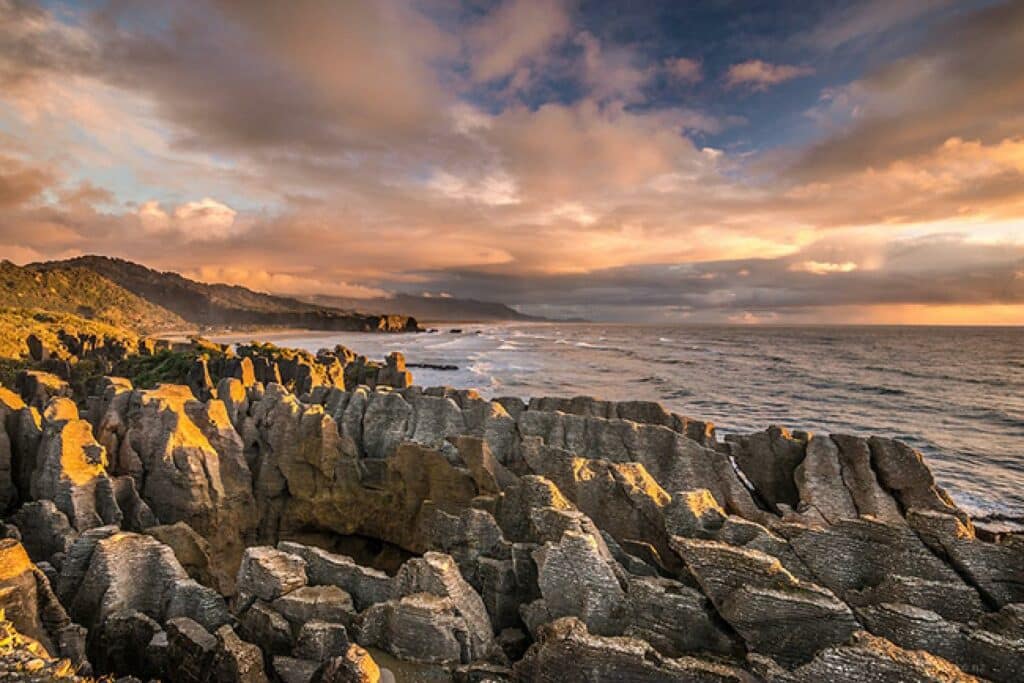 Sunset at Punakaiki, Paparoa National Park