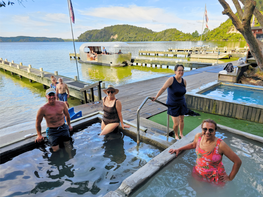 Enjoy a dip in Lake Rotoiti hot pools