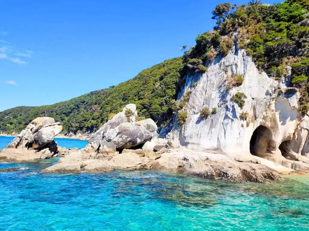 Views of the Tonga Quarry Arches from an Abel Tasman Cruise