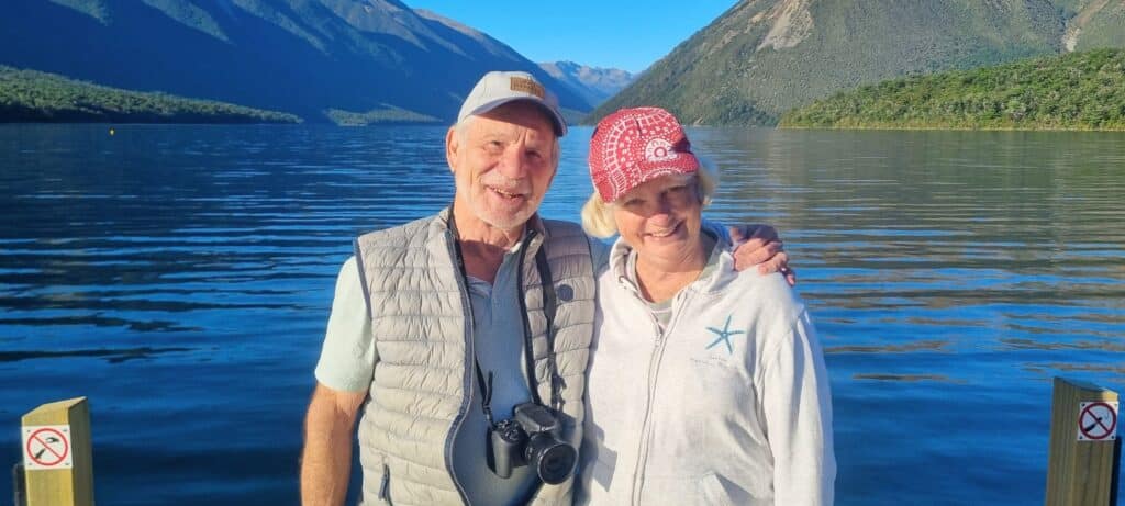 John & Jenny at Nelson Lakes